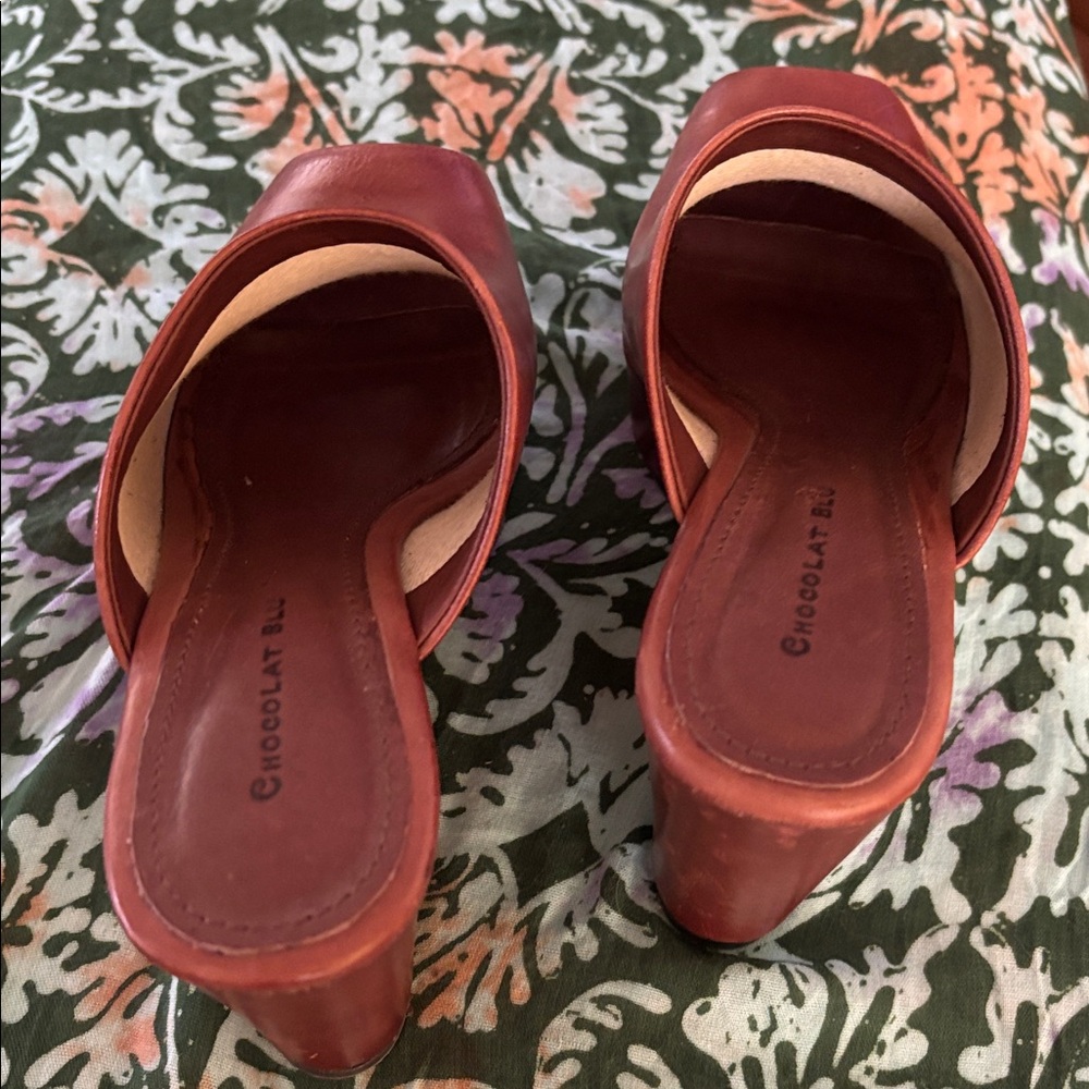 Chocolat Blu Women's Deep brown  Mules size 36 - Picture 4 of 4